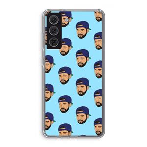 CaseCompany Drake Away: Samsung Galaxy S21 FE Transparant Hoesje