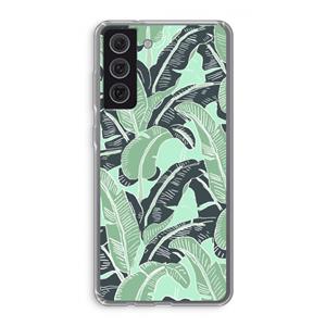 CaseCompany This Sh*t Is Bananas: Samsung Galaxy S21 FE Transparant Hoesje