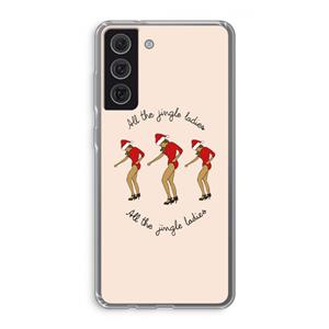CaseCompany Jingle Ladies: Samsung Galaxy S21 FE Transparant Hoesje