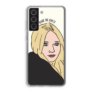 CaseCompany Ashley: Samsung Galaxy S21 FE Transparant Hoesje