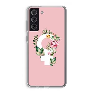 CaseCompany Venus: Samsung Galaxy S21 FE Transparant Hoesje