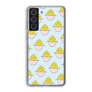 CaseCompany Citroenen: Samsung Galaxy S21 FE Transparant Hoesje