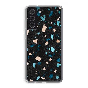 CaseCompany Terrazzo N°11: Samsung Galaxy S21 FE Transparant Hoesje