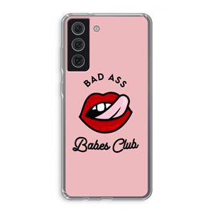 CaseCompany Badass Babes Club: Samsung Galaxy S21 FE Transparant Hoesje