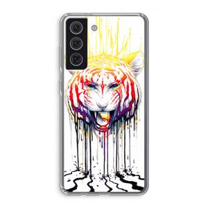 CaseCompany Fading: Samsung Galaxy S21 FE Transparant Hoesje