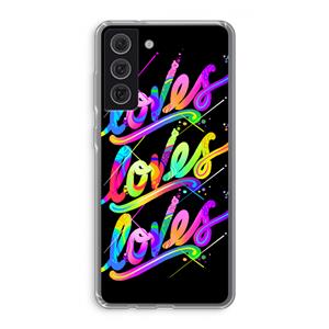 CaseCompany Loves: Samsung Galaxy S21 FE Transparant Hoesje