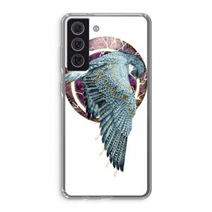 CaseCompany Golden Falcon: Samsung Galaxy S21 FE Transparant Hoesje