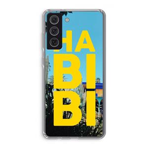 CaseCompany Habibi Majorelle : Samsung Galaxy S21 FE Transparant Hoesje