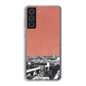 CaseCompany Marrakech Skyline : Samsung Galaxy S21 FE Transparant Hoesje