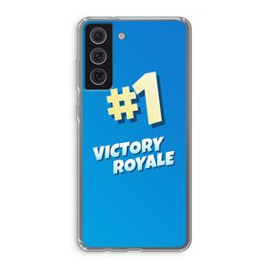 CaseCompany Victory Royale: Samsung Galaxy S21 FE Transparant Hoesje