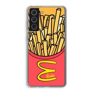 CaseCompany McElodie: Samsung Galaxy S21 FE Transparant Hoesje