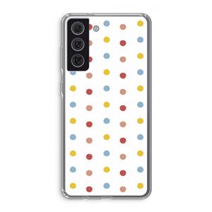CaseCompany Bollen: Samsung Galaxy S21 FE Transparant Hoesje