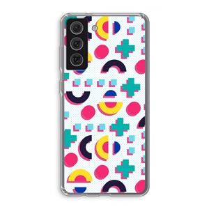 CaseCompany 8-bit N°2: Samsung Galaxy S21 FE Transparant Hoesje