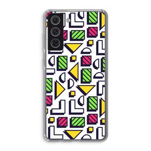 CaseCompany 8-bit N°4: Samsung Galaxy S21 FE Transparant Hoesje