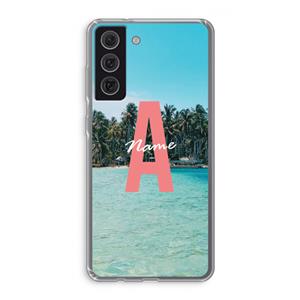 CaseCompany Pacific Dream: Samsung Galaxy S21 FE Transparant Hoesje