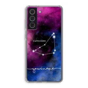 CaseCompany Sterrenbeeld - Donker: Samsung Galaxy S21 FE Transparant Hoesje