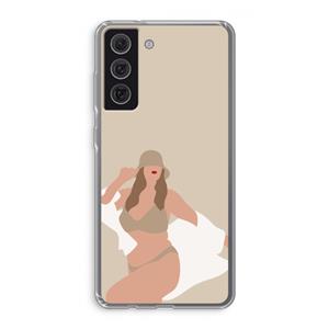 CaseCompany One of a kind: Samsung Galaxy S21 FE Transparant Hoesje