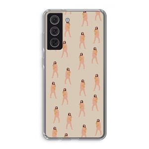 CaseCompany You're so golden: Samsung Galaxy S21 FE Transparant Hoesje