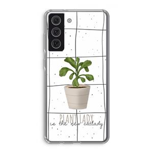 CaseCompany Kamerplant op vensterruit: Samsung Galaxy S21 FE Transparant Hoesje