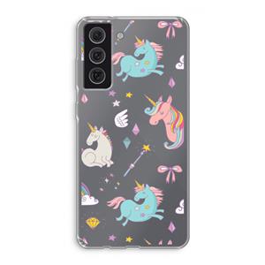 CaseCompany Fantasiewereld: Samsung Galaxy S21 FE Transparant Hoesje