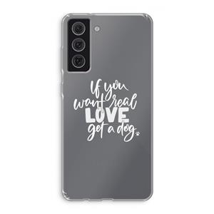 CaseCompany Partner in crime: Samsung Galaxy S21 FE Transparant Hoesje