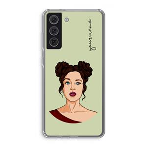CaseCompany Pop-Art Creator: Samsung Galaxy S21 FE Transparant Hoesje