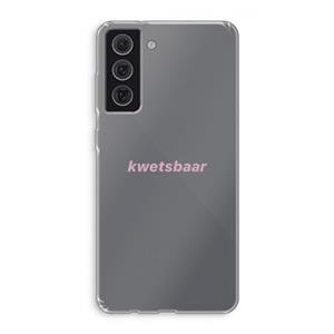 CaseCompany kwetsbaar: Samsung Galaxy S21 FE Transparant Hoesje