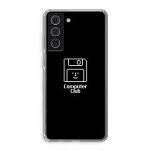 CaseCompany Hello: Samsung Galaxy S21 FE Transparant Hoesje
