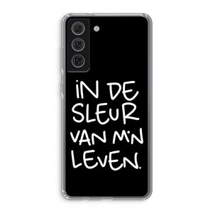 CaseCompany De Sleur: Samsung Galaxy S21 FE Transparant Hoesje