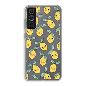CaseCompany Citroenen: Samsung Galaxy S21 FE Transparant Hoesje