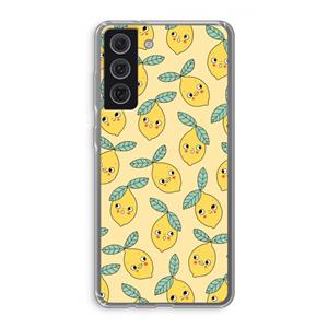CaseCompany Citroenen: Samsung Galaxy S21 FE Transparant Hoesje