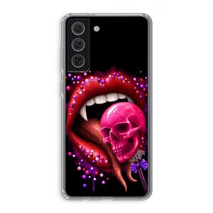 CaseCompany Dodelijk zoet: Samsung Galaxy S21 FE Transparant Hoesje