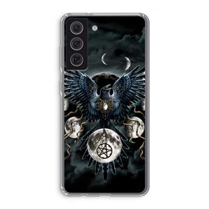 CaseCompany Sinister Wings: Samsung Galaxy S21 FE Transparant Hoesje
