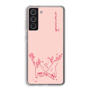 CaseCompany Best Friends: Samsung Galaxy S21 FE Transparant Hoesje