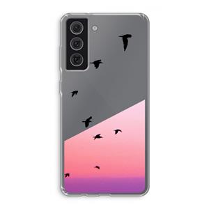 CaseCompany Fly away: Samsung Galaxy S21 FE Transparant Hoesje