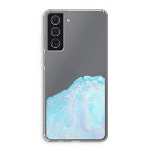 CaseCompany Fantasie pastel: Samsung Galaxy S21 FE Transparant Hoesje