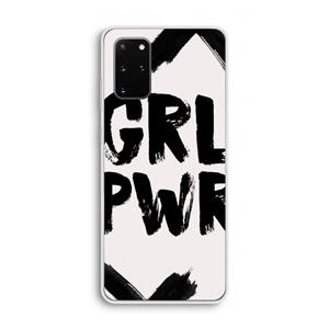 CaseCompany Girl Power #2: Samsung Galaxy S20 Plus Transparant Hoesje