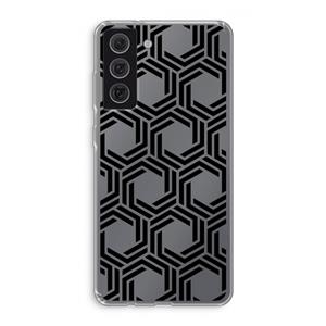 CaseCompany Geometrisch patroon: Samsung Galaxy S21 FE Transparant Hoesje
