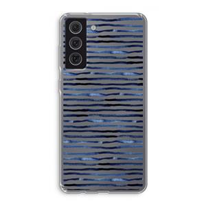 CaseCompany Verrassende lijnen: Samsung Galaxy S21 FE Transparant Hoesje