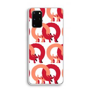 CaseCompany Dogs: Samsung Galaxy S20 Plus Transparant Hoesje