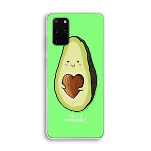 CaseCompany Avocuddle: Samsung Galaxy S20 Plus Transparant Hoesje