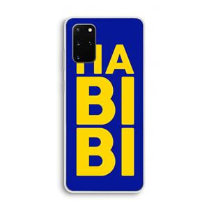 CaseCompany Habibi Blue: Samsung Galaxy S20 Plus Transparant Hoesje