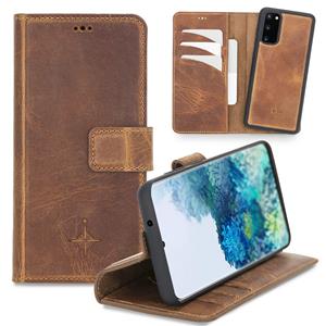 NorthLife 2-in-1 (RFID) bookcase hoes - Samsung Galaxy S20 - Villa Cruoninga Cognac