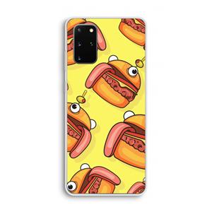 CaseCompany Hamburger: Samsung Galaxy S20 Plus Transparant Hoesje