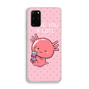 CaseCompany Love You A Lotl: Samsung Galaxy S20 Plus Transparant Hoesje
