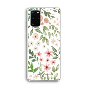 CaseCompany Botanical sweet flower heaven: Samsung Galaxy S20 Plus Transparant Hoesje