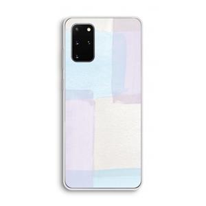 CaseCompany Square pastel: Samsung Galaxy S20 Plus Transparant Hoesje