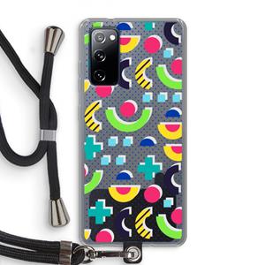 CaseCompany 8-bit N°1: Samsung Galaxy S20 FE / S20 FE 5G Transparant Hoesje met koord