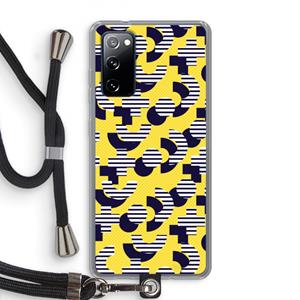 CaseCompany 8-bit N°3: Samsung Galaxy S20 FE / S20 FE 5G Transparant Hoesje met koord