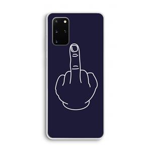 CaseCompany F**k U: Samsung Galaxy S20 Plus Transparant Hoesje